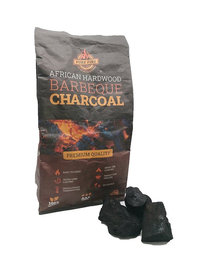 PURE FIRE High Quality Hardwood Charcoal 5Kg Bag 23cm